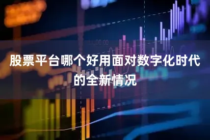 股票平台哪个好用面对数字化时代的全新情况